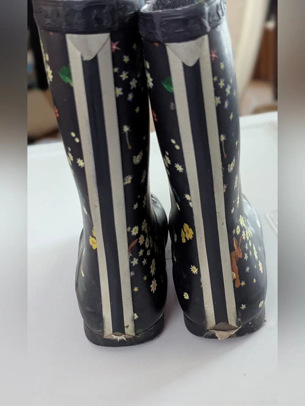 Joules navy rain